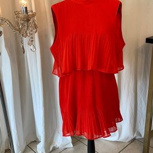 ASOS vibrant blood orange skorts/jumper.size 14